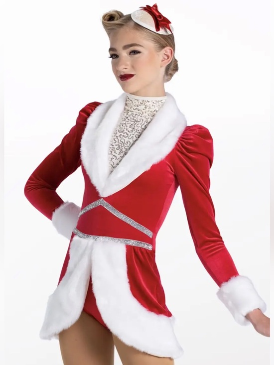 Weissman Other - NWT Weissman 13540 Santa’s Gonna Rock And Roll Velvet Faux Fur Trim Costume MC